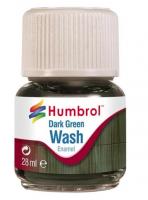 AV0203 Humbrol 28ml Enamel Wash - Dark Green